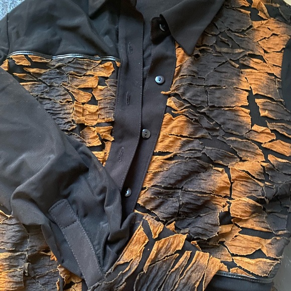 Vintage Joseph Ribkoff blouse long and sheer sleeve - Picture 9 of 13